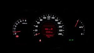 A car instrument cluster in kilometres showing 36,076 km on the odometer: the kilometres are yours, the rate per kilometre is set each June by a legislative instrument